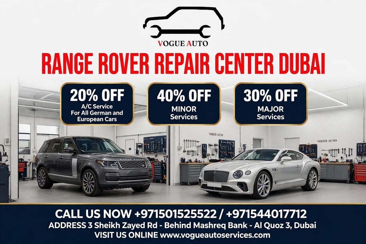 Dubai, Automotive, Range Rover Repair Center Dubai - 40% OFF At Vogue Auto Al Quoz