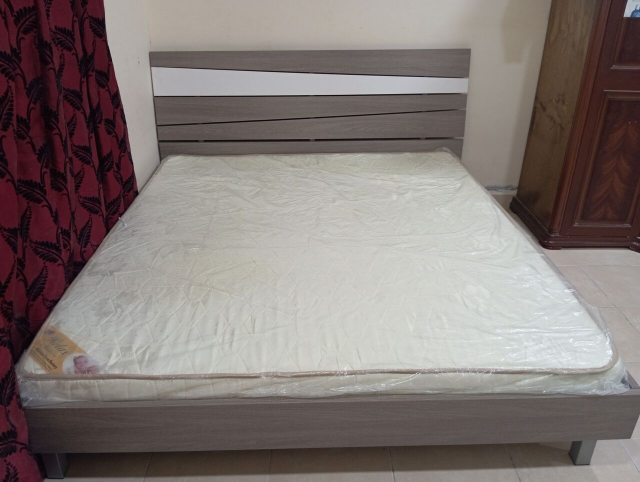 Hidd, Furniture, BHD 30,  King Size Bed With Mattress Condition Like New Available For Urgent Sale.