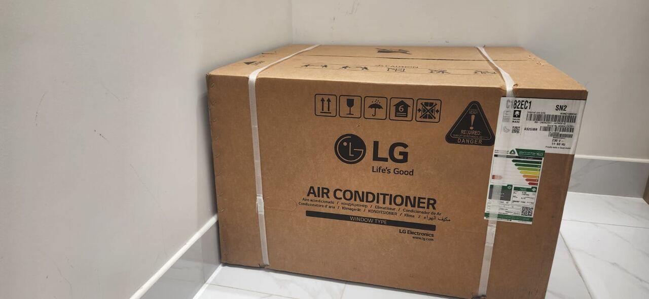 Dhahran, Air Conditioners, SAR 1300,  Brand New LG 18,700 BTU Window AC &ndash; Never Used &ndash; Original Box