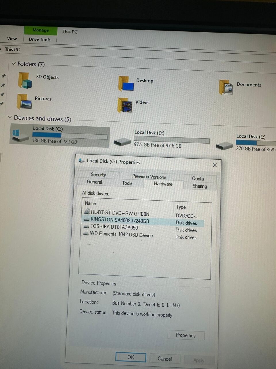 Al Washm, Computers, SAR 600,  Dell I5 Optiplex 3020+LED 19inch , 8GB RAM,256GB SSD, 500GB HDD, AMD 4GB Graphics External
