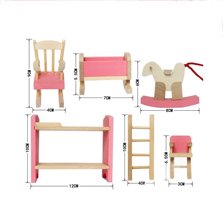 Melbourne, Toys & Games, AUD 58,  Dollhouse Furniture Set Wooden Bunk Beds For Sale On Dealin Marketplace