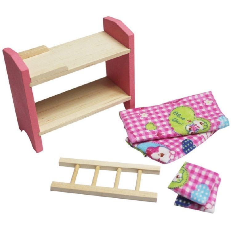 Melbourne, Toys & Games, AUD 58,  Dollhouse Furniture Set Wooden Bunk Beds For Sale On Dealin Marketplace