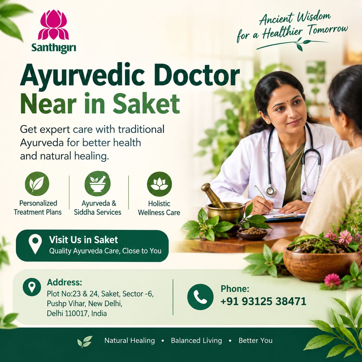 Mumbai, Health, Trusted Ayurveda Care And Holistic Wellness Services In Saket