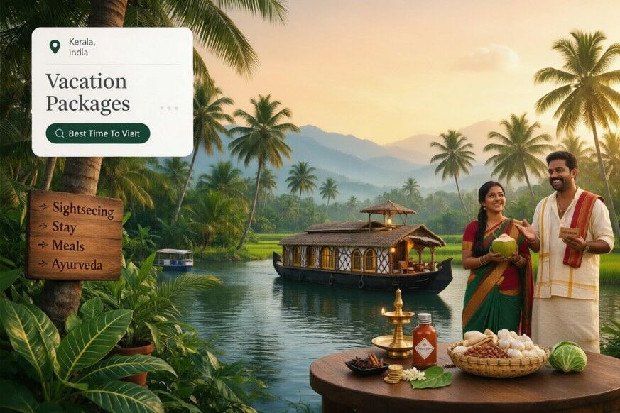 Kerala, Travel, 3 Nights 4 Days Kerala Vacation Packages