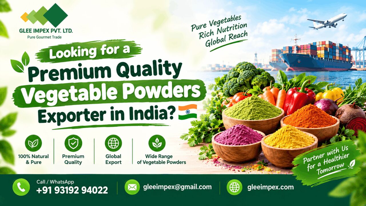 Mumbai, Business Partners, Premium Quality Vegetable Powders Exporter In India
