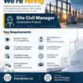 Job Opportunity | Site Civil Manager