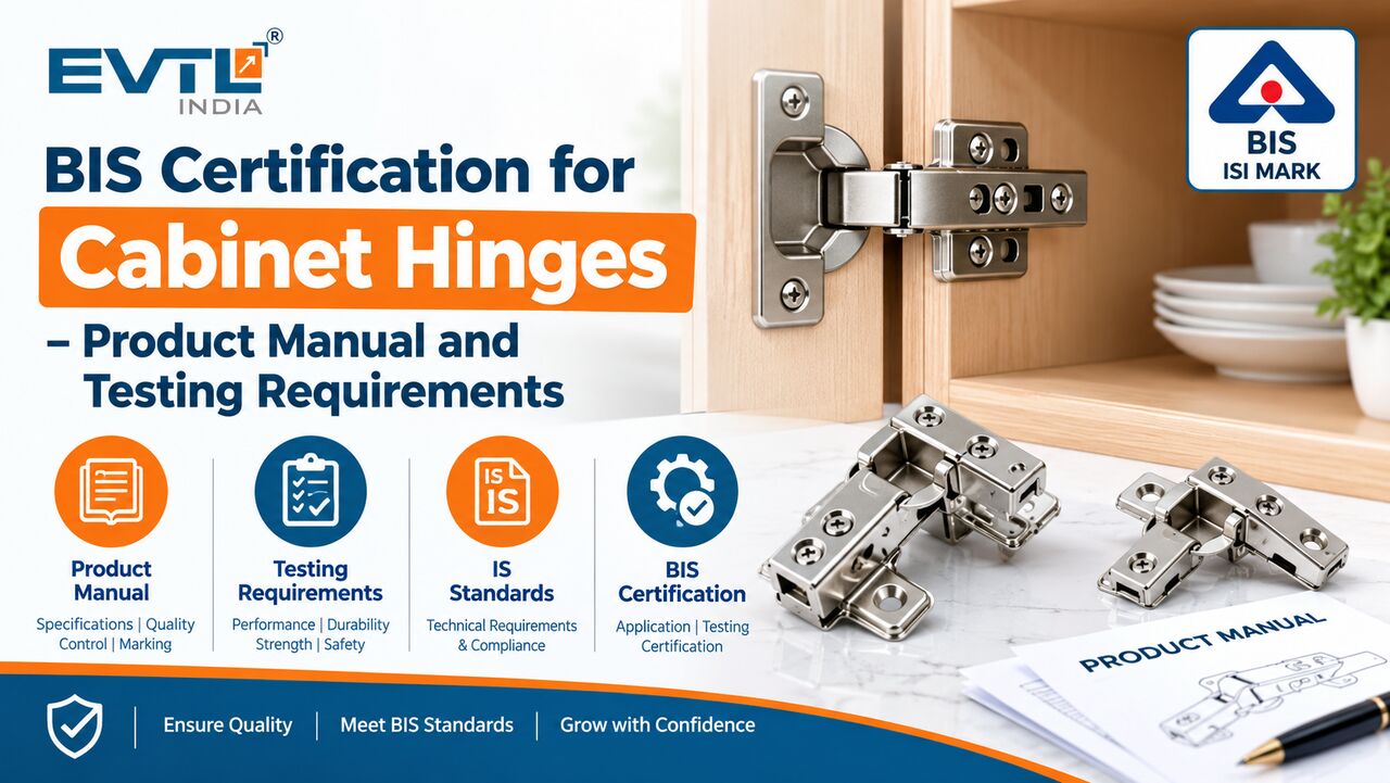 Mumbai, Business, BIS Certification For Cabinet Hinges &ndash; Product Manual And Testing Requirements