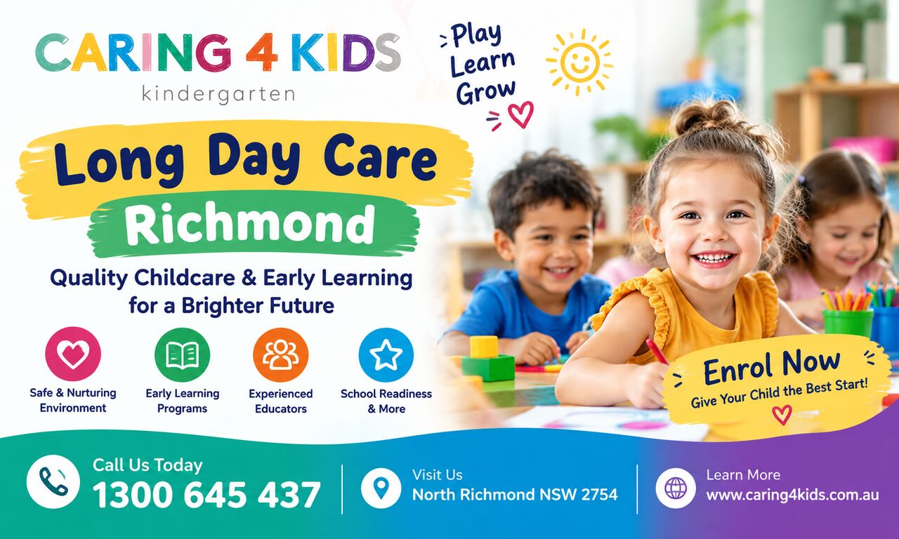Sydney, Daycare, Looking For Long Day Care In Richmond? Choose Caring 4 Kids!