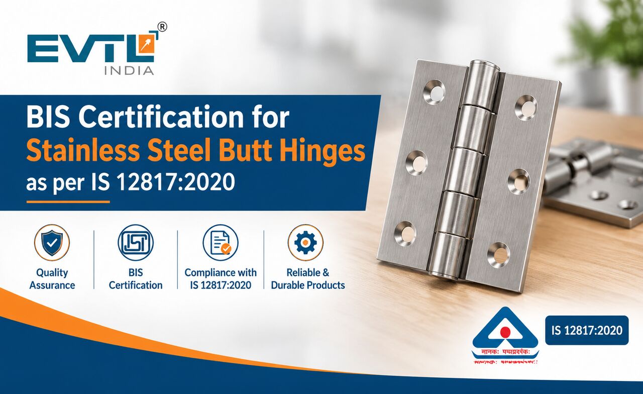 Mumbai, Business, BIS Certification For Stainless Steel Butt Hinges As Per IS 12817:2020