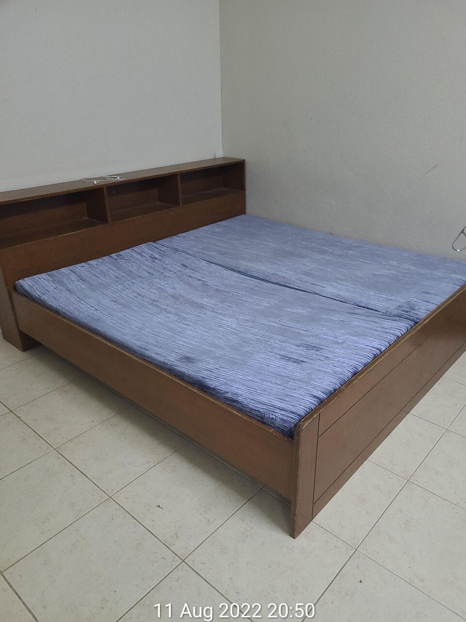 Dammam, Furniture, SAR 200,  Bed With Mattress EXIT Sale At Dammam Adamah For SAR 200