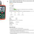 SAR 800,  Extech AN200 CFM/CMM Mini Thermo-Anemometer With Built-in Infrared Thermometer