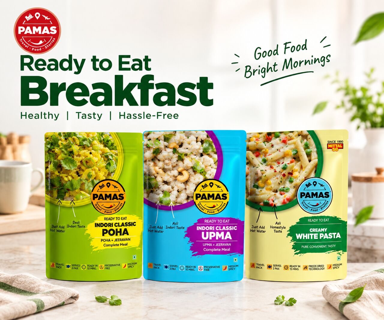Indore, Food, INR 190,  Ready To Eat Breakfast For Quick, Tasty And Hassle-Free Meals