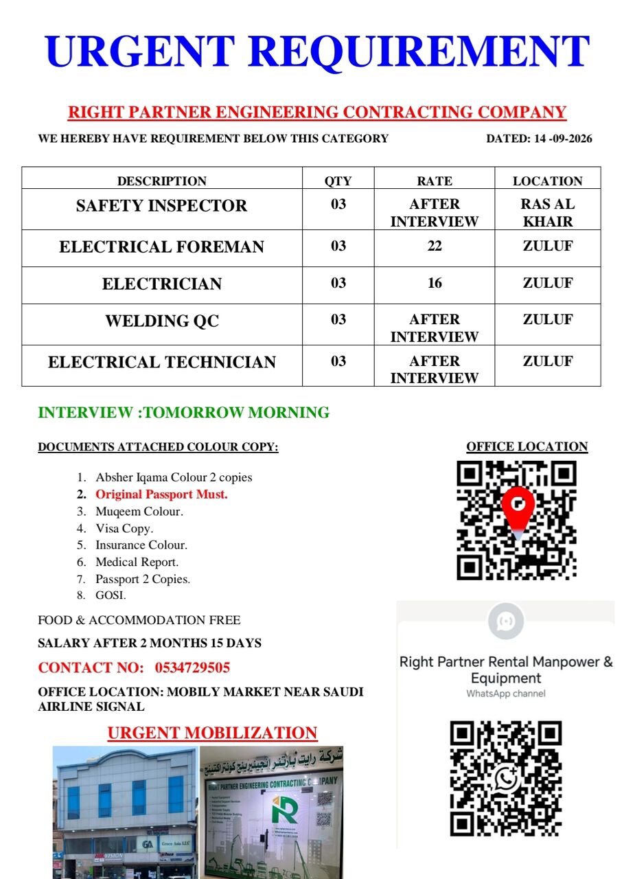 Riyadh, Jobs, Jobs
