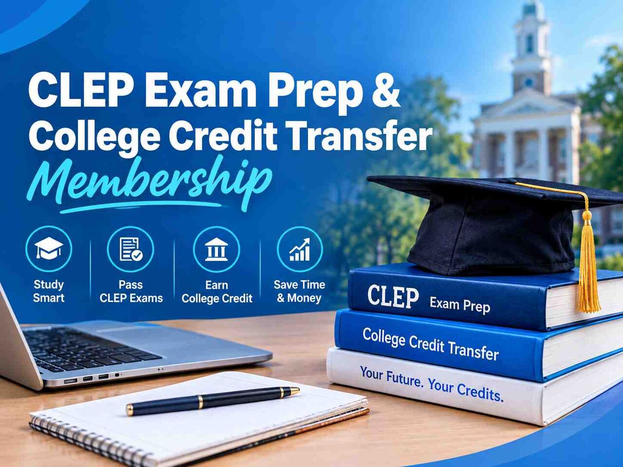 New York, Lessons Offered, CLEP Exam Prep & College Credit Transfer Membership