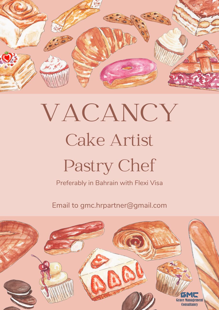 Manama, Jobs, Cake Artist/ Decorator (Flexi Visa Holder)