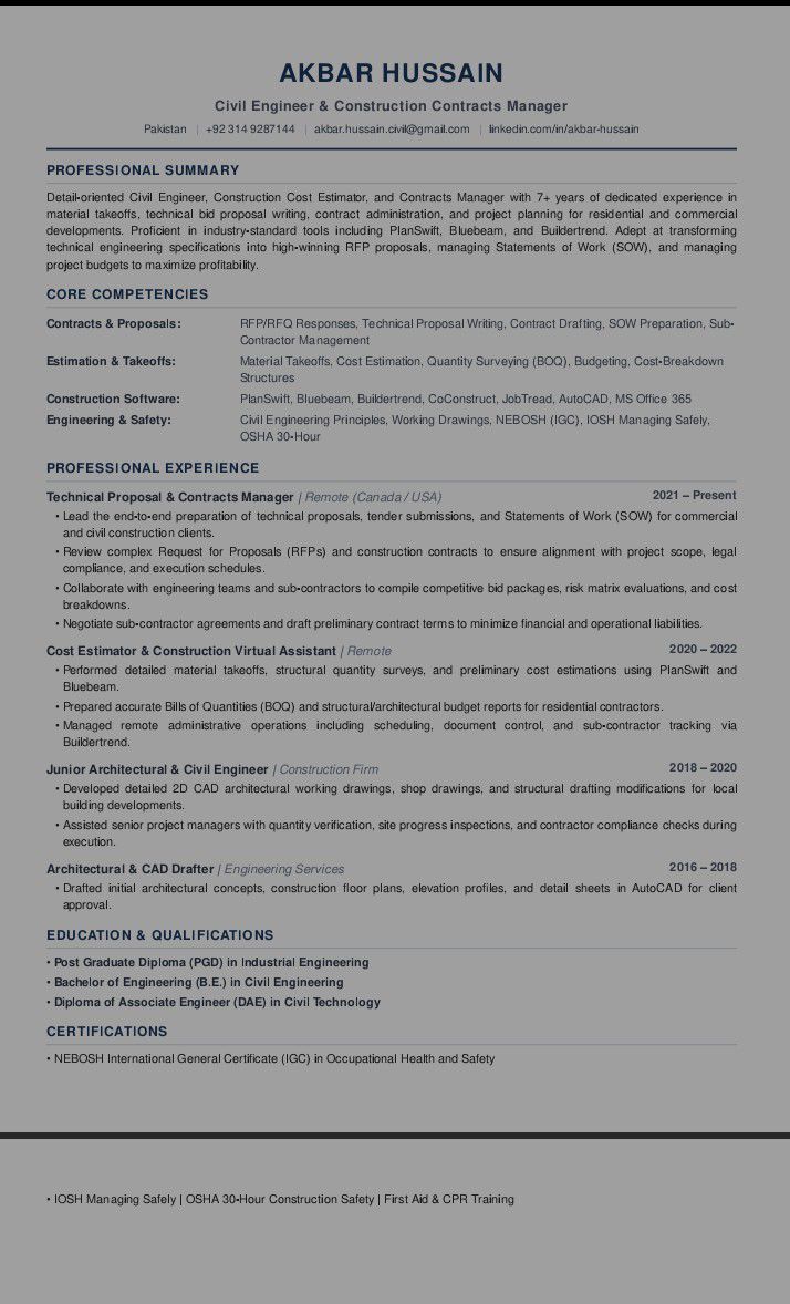 Riyadh, Job Seekers, Looking For Cost Estimator Or Safety Officer Roles