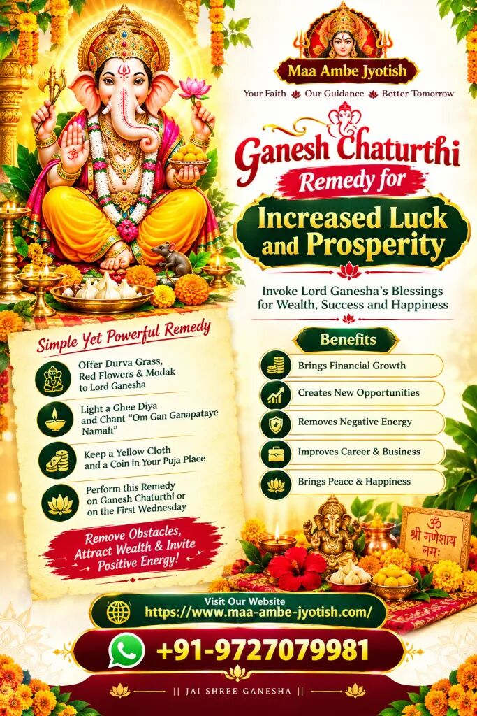 Ahmedabad, Counseling, Ganesh Chaturthi Remedy For Increased Luck And Prosperity