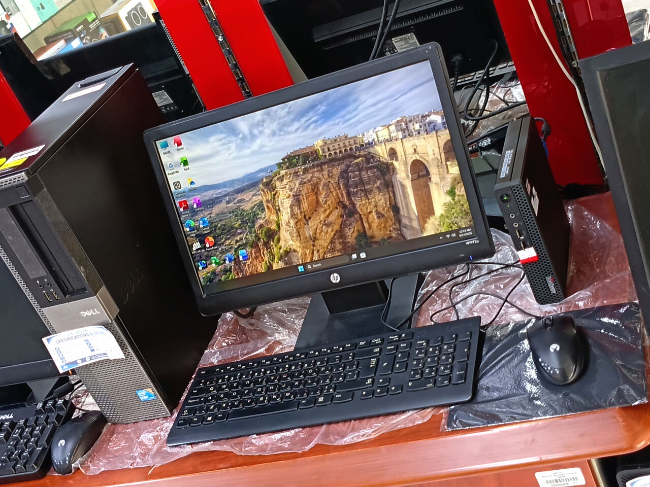Riffa, Computers, BHD 50,  Lenovo 7th Generation Tiny PC AMD E2 DDR4 8GB/128GB SSD 19&rsquo;&rsquo; Monitor 50 BD Only