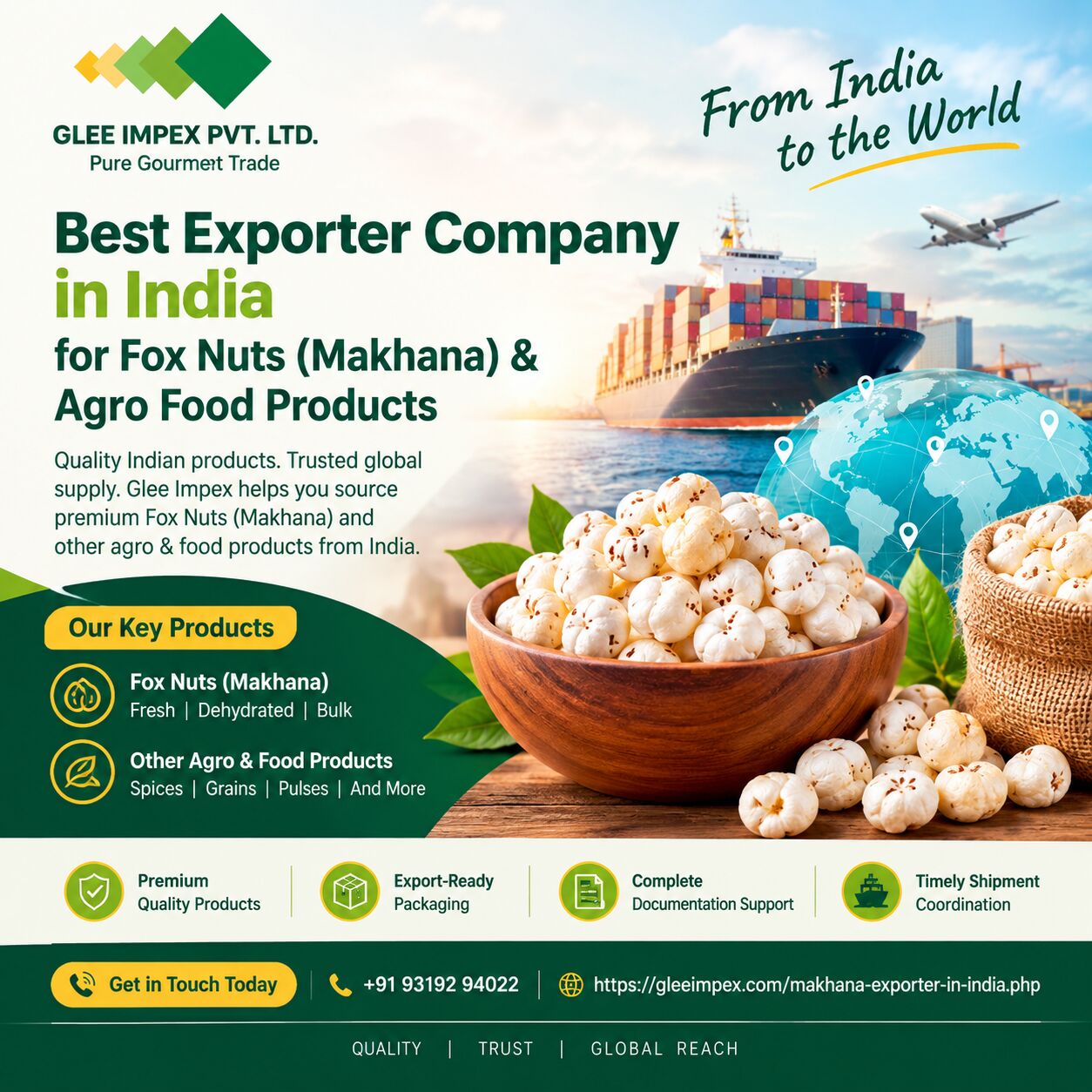 Mumbai, Food, Why Choose The Best Exporter Company In India For Makhana?