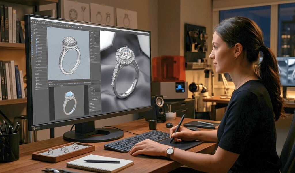 Miami, Creative, Professional Jewelry Rendering Services And Get A Free Sample
