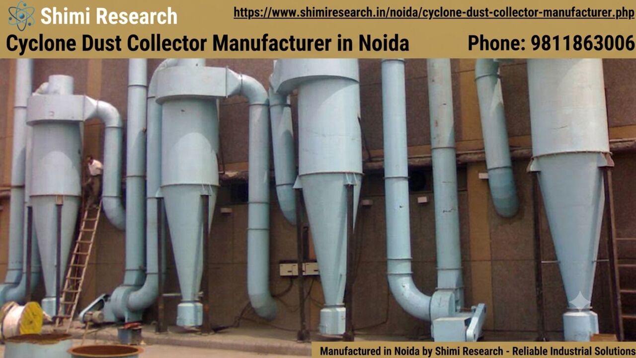 Noida, Industrial Machinery, Best Cyclone Dust Collector Manufacturer In Noida | Shimi Research
