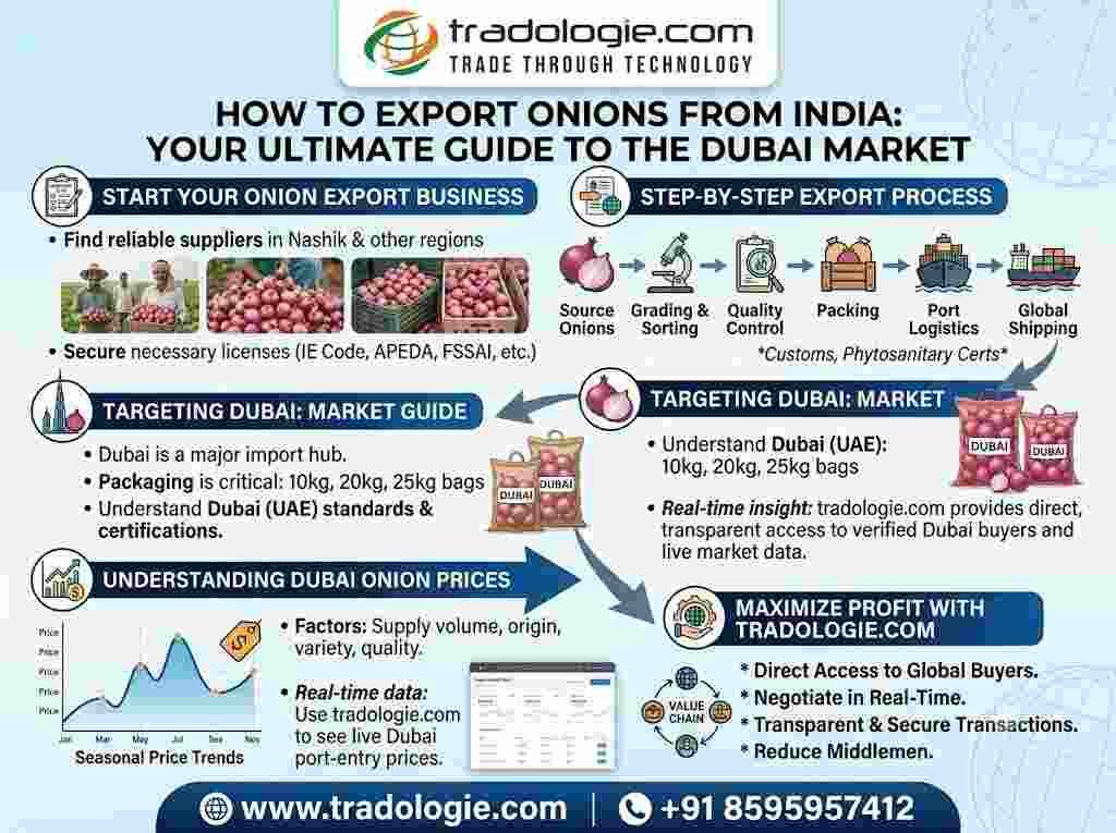 Noida, Food, INR 25,  How To Export Onions From India: Onion Export Business & Dubai Price Guide