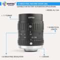 INR 15995,  50 MM 25 MP Machine Vision Lens For 1.1-Inch C-Mount Industrial Cameras &ndash; Kyptec Automatio