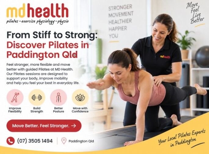 Brisbane, Health, From Stiff To Strong: Discover Pilates In Paddington Qld
