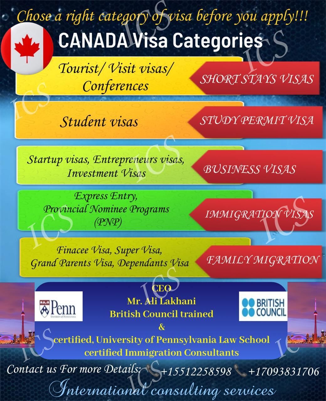 Islamabad, General, 🇨🇦✈️ Canada Visa & Study Services By ICS Global 🍁
