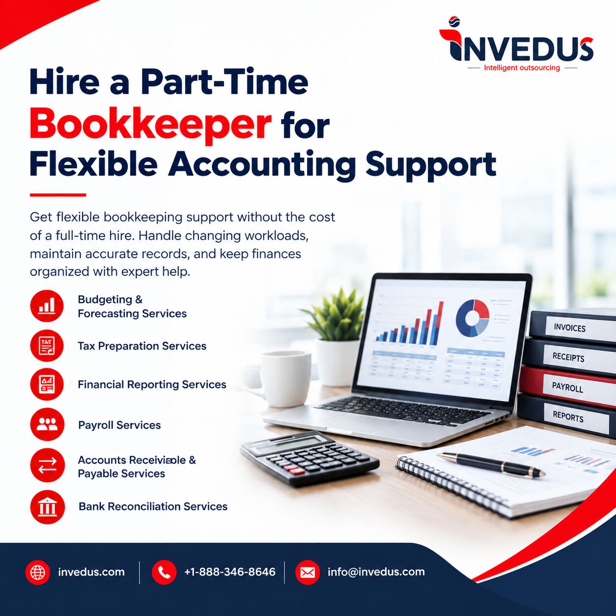 New York, Accounting, Affordable Part-Time Bookkeeper Services For Reliable Financial Support