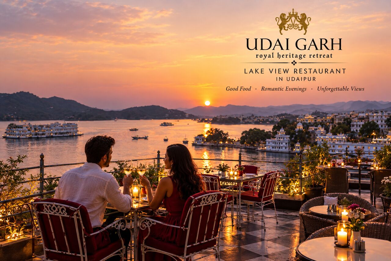 Jaipur, Travel, Udaigarh Lake View Restaurant In Udaipur &ndash; Romantic Dining With Sunset Views
