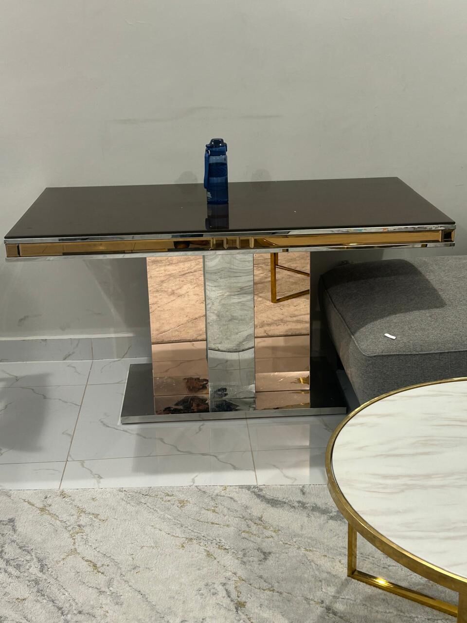Khobar, Household Items, SAR 150,  6-Seater Glass Dining Table With 6 Chairs &ndash; SAR 150
