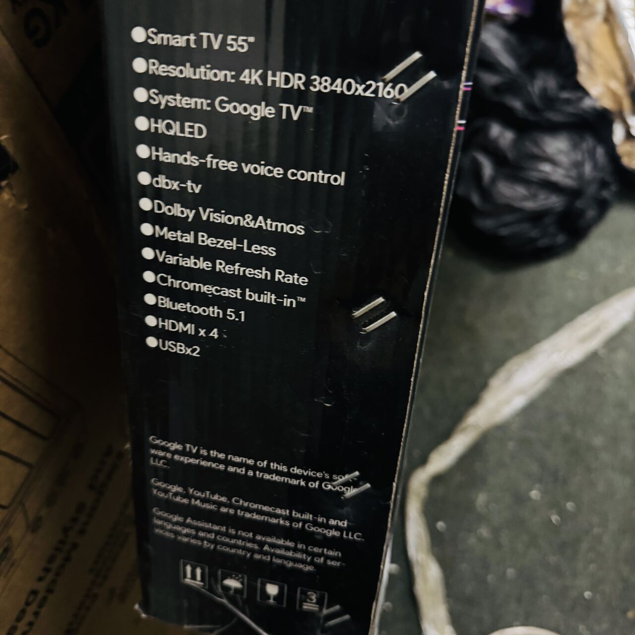Khobar, Electronics, SAR 850,  Haier 55&rdquo; HQLED Google TV For Sale