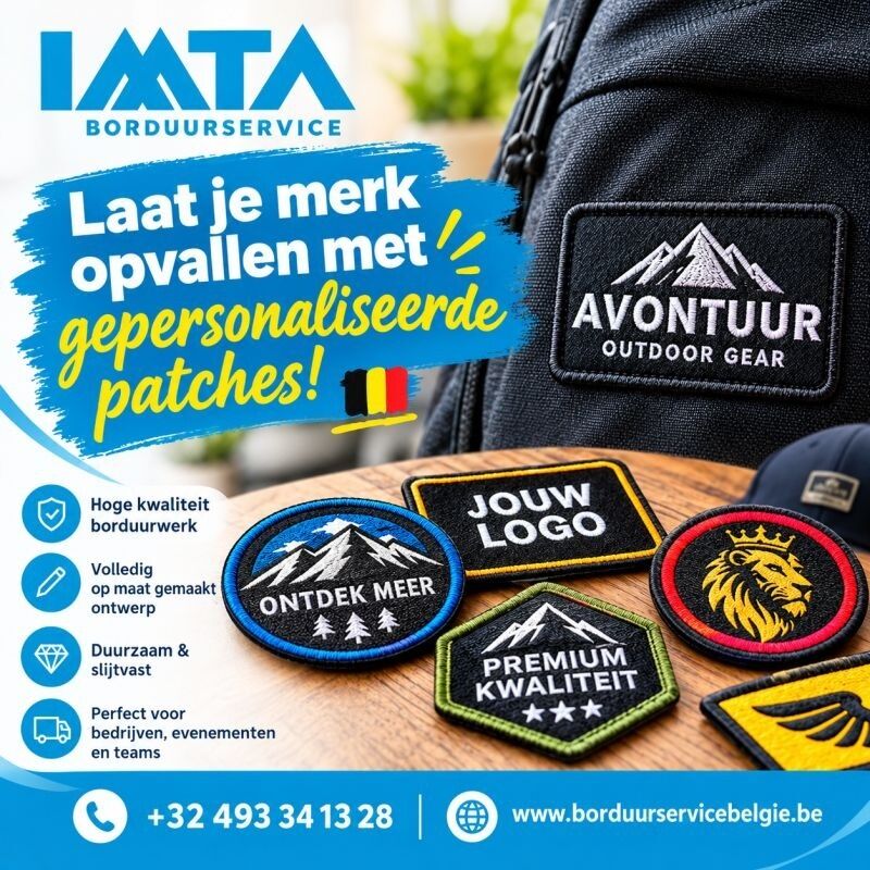 Brussels, Clothing & Accessories, Laat Je Merk Opvallen Met Gepersonaliseerde Patches!