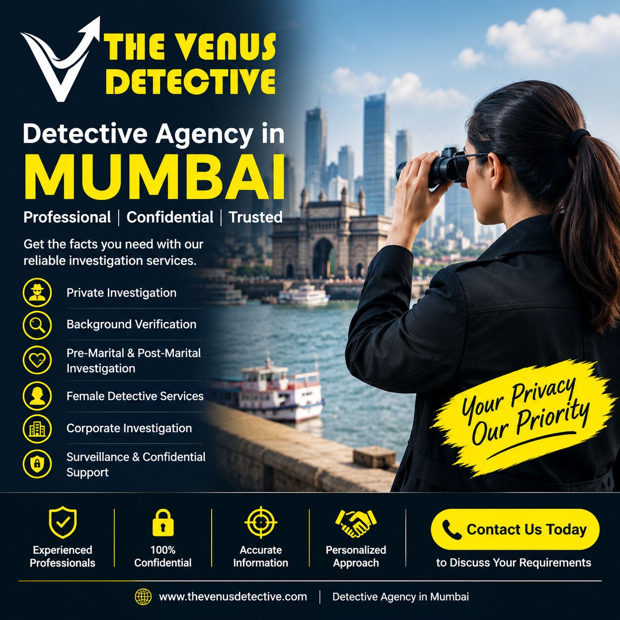 Mumbai, Legal, Mumbai&rsquo;s Reliable Detective Agency For Confidential Investigations