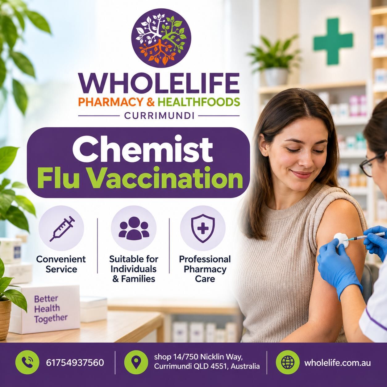 Brisbane, Health & Beauty Items, Chemist Flu Vaccination For Convenient Local Care