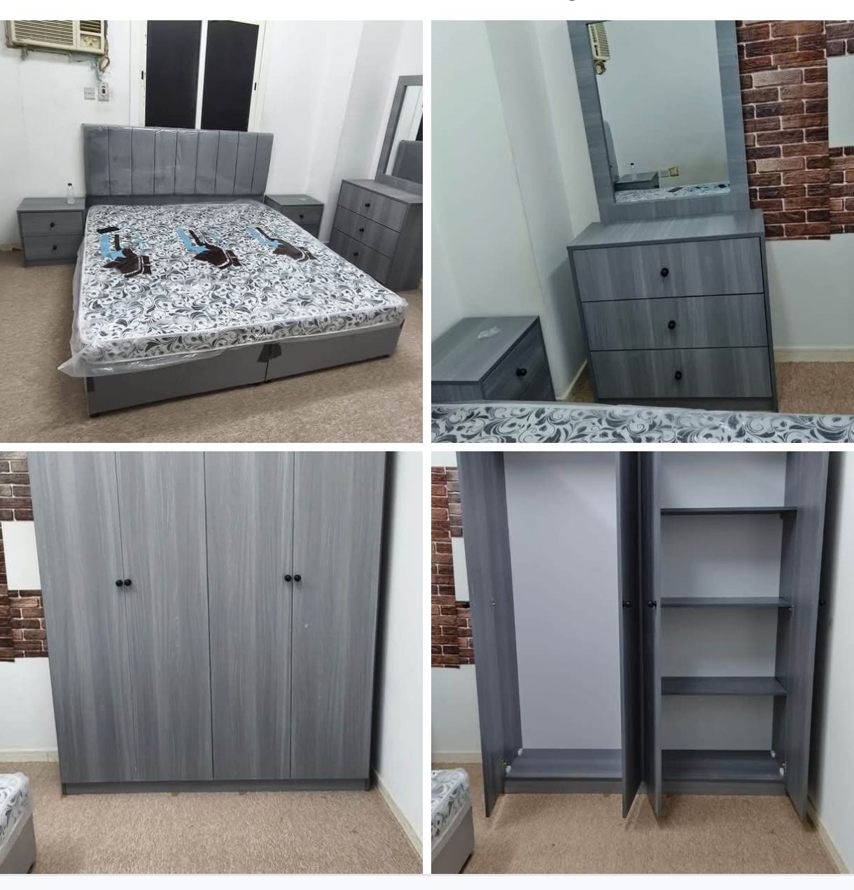 Jeddah, Furniture, SAR 1,  Complet Bedroom Set Available Brand New With Best Quality In All Colors Available
