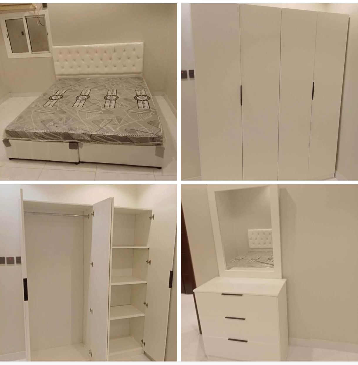 Jeddah, Furniture, SAR 1,  Complet Bedroom Set Available Brand New With Best Quality In All Colors Available