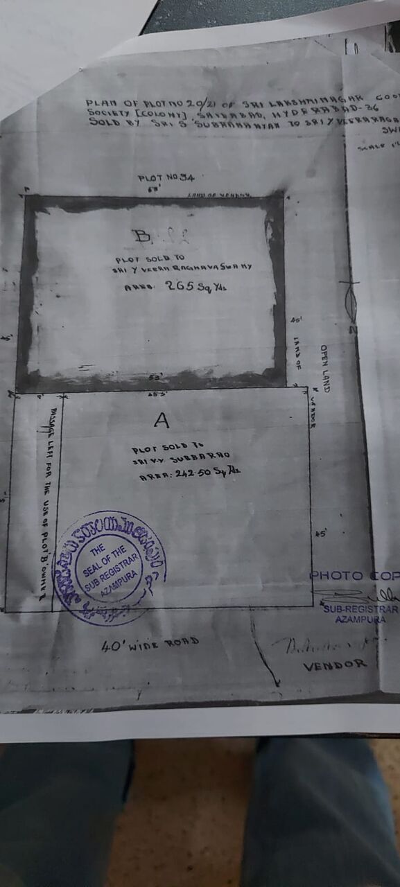 Hyderabad, Real Estate For Sale, INR 95,  Studio,  265 Sq. Yard,  Old House For Sale 265 SQYD - Saidabad