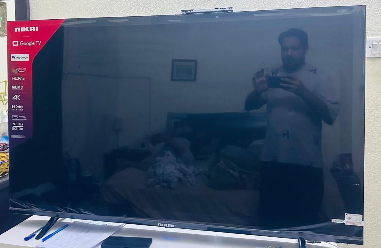 Riyadh, Electronics, SAR 1000,  Nikai 58 Inches 4K Google Smart QLED TV