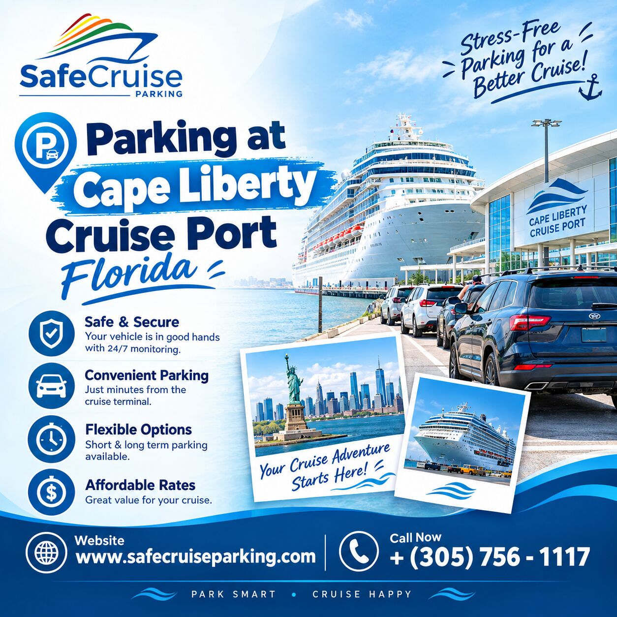 Miami, Business, Find Convenient Parking At Cape Liberty Cruise Port For Your Cruise