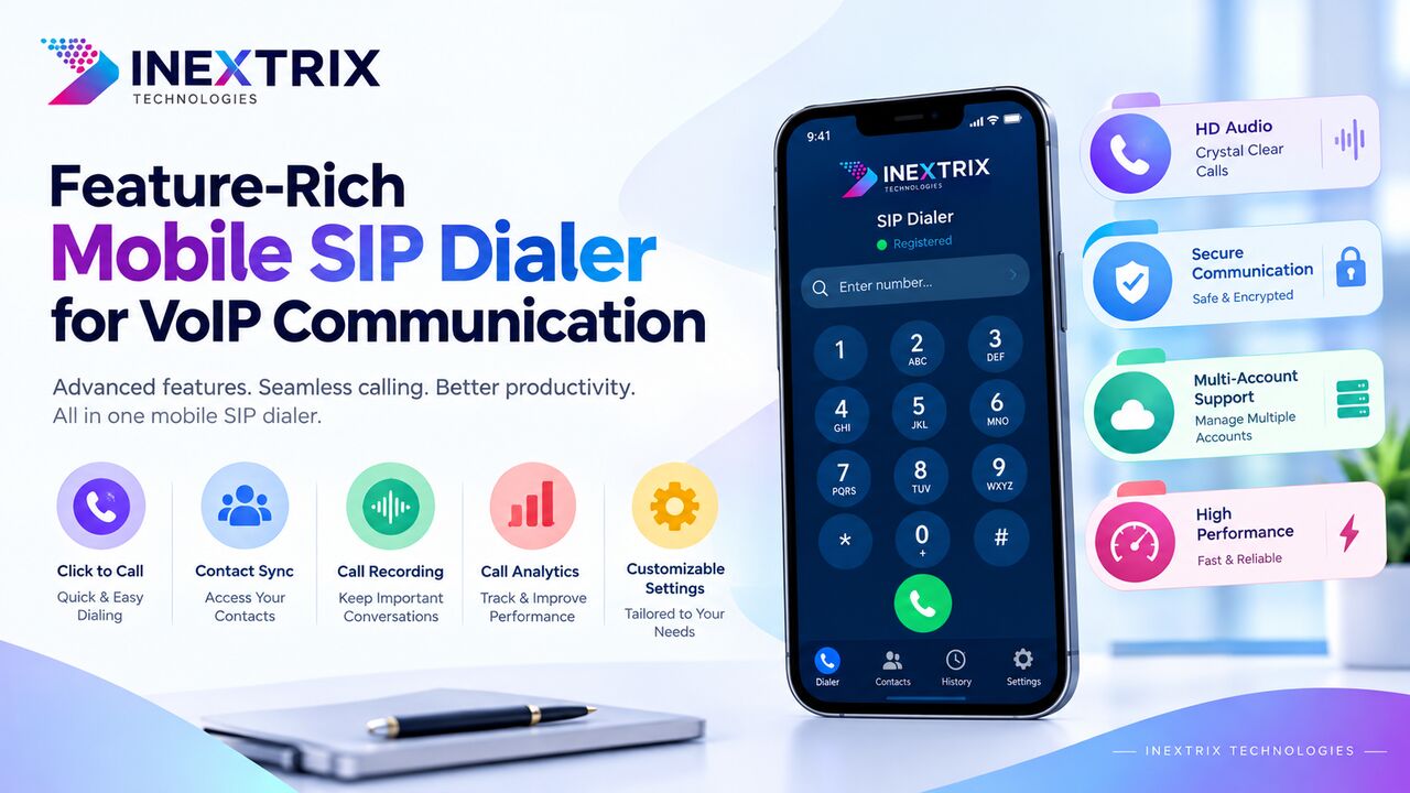 New York, Technical, Mobile SIP Dialer Development For Business Communication