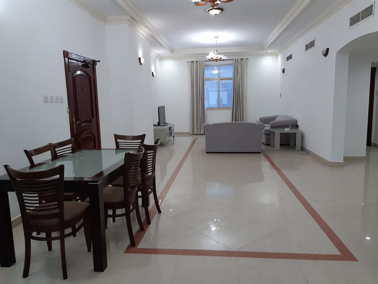 Juffair, Apartments, Flats, Houses & Villas, BHD 360/month,  Furnished,  3 BR,  Spacious Flat In Family Building