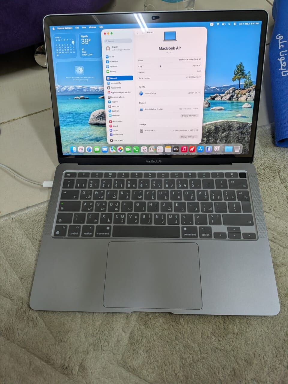 Khobar, Tablet Computers, SAR 1800,  Apple MAC Book Air For Sale