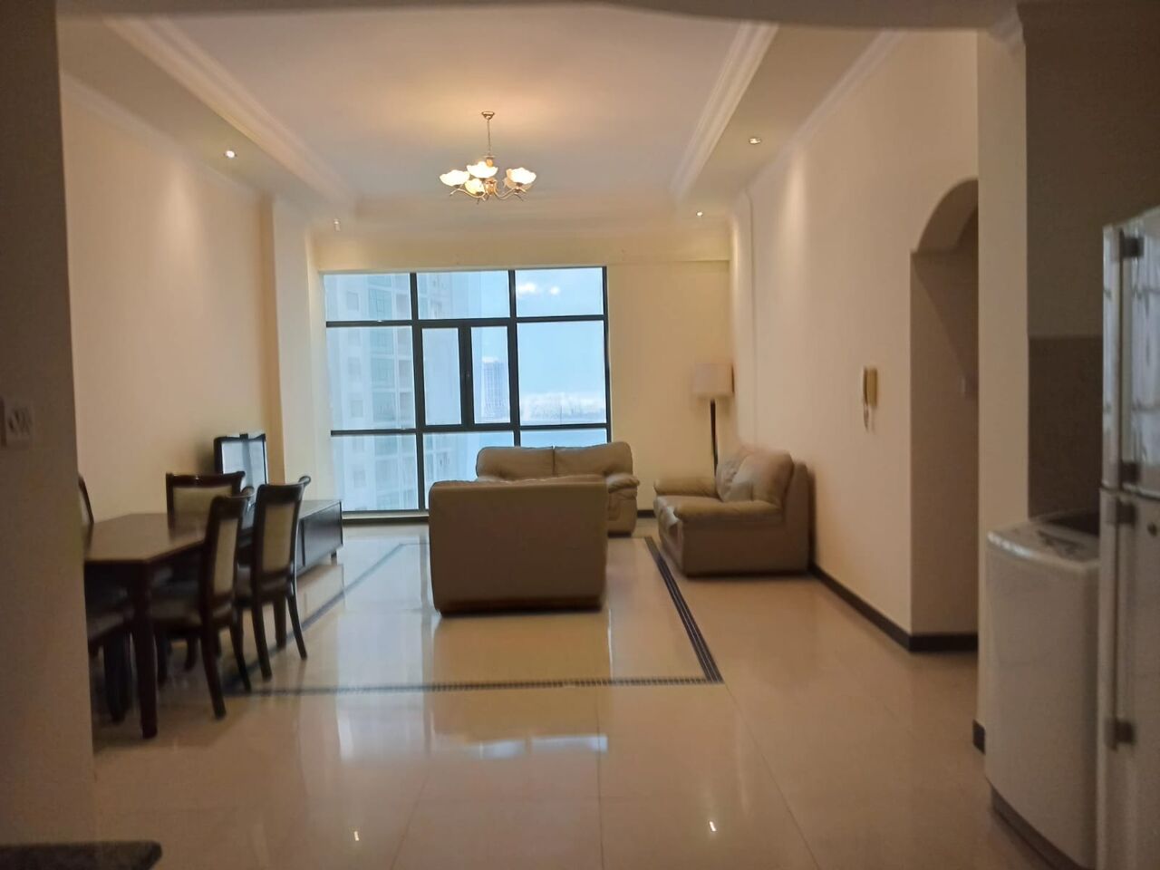 Juffair, Apartments, Flats, Houses & Villas, BHD 350/month,  Furnished,  3 BR,  Semifurnished With EWA