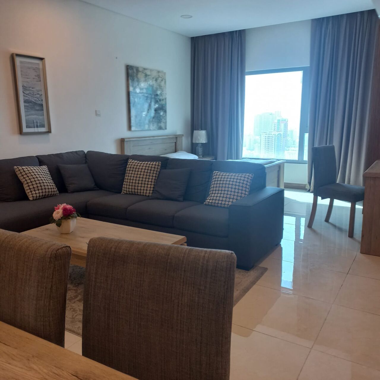 Juffair, Apartments, Flats, Houses & Villas, BHD 270/month,  Furnished,  Studio,  Luxury Studio Near Juffair Mall