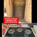 BHD 30,  Clynder Full Gas Regulator Pipe New Condition Stove Delivery Near 30 Bd Msg 3670 8372 Wts