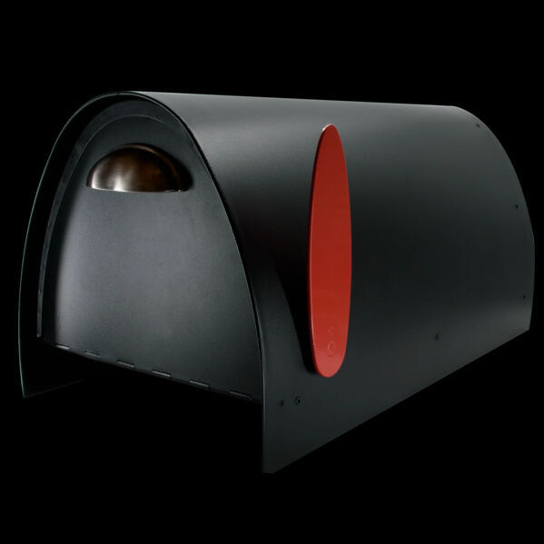 New York, Tools, USD 340,  Mid-Century Modern Stainless Steel Post Mount Mailbox - Spira Mailbox