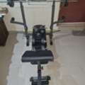 SAR 800,  طقم بنش رياضي كامل مع أوزان   Complete Gym Bench Press Set