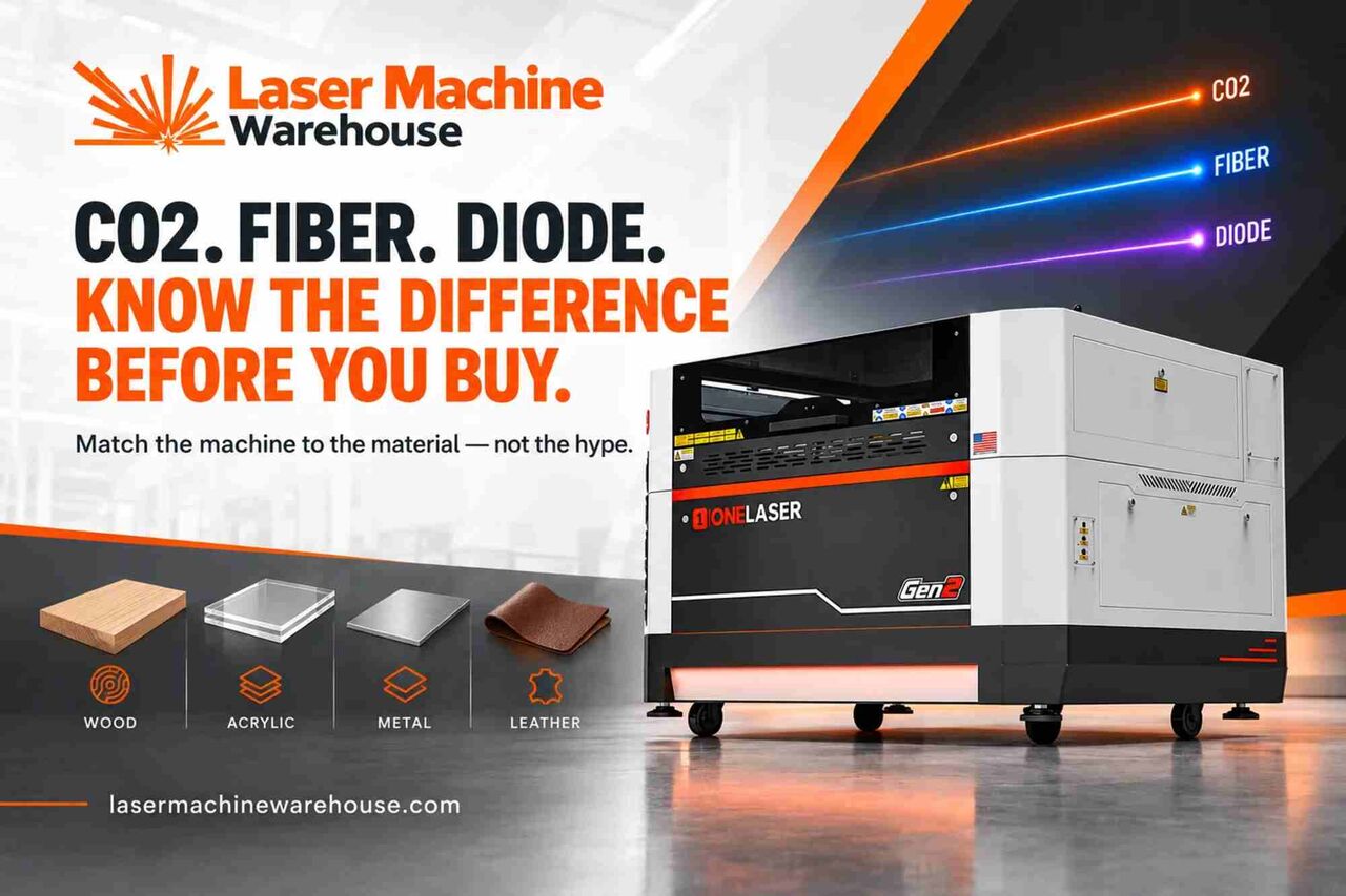 New York, Free Items, CO2 Laser Cutter Vs Fiber And Diode: Clear Buying Guide